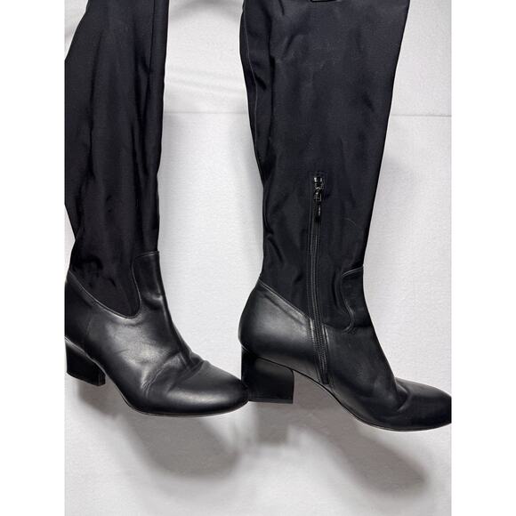 Marina Rinaldi Women's Block Heel Knee Boots Size 10 - Picture 2 of 9